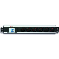 Techly I-CASE STRIP-16V Πολύπριζο για Καμπίνες Rack