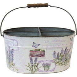 Artekko Κασπώ Κουβάς Μεταλλικό Πολύχρωμο 25x20x14cm 742-2418