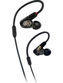 Audio Technica ATH-E50 Ακουστικά Ψείρες In-Ear Μαύρα