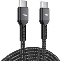 ATC ATC-C7 Braided USB-C to USB-C 60W 2m Black