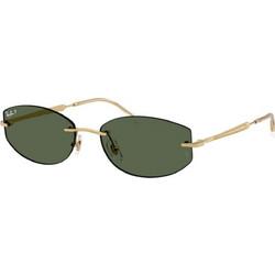 Ray-Ban RB3792 0019A Γυναικεία Γυαλιά Ηλίου Πολυγωνικά Μεταλλικά Χρυσά με Πράσινο Φακό