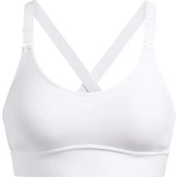 Under Armour Infinity 2.0 Αθλητικό Μπουστάκι με Μέτρια Στήριξη & Ελαφριά Ενίσχυση Λευκό 1384123-101