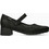 Mephisto Gilia Ανατομικές Γόβες Suede με Χοντρό Χαμηλό Τακούνι & Μπαρέτα Μαύρες
