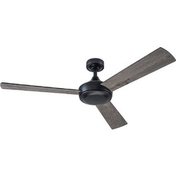 Elstead Lighting CFF-PILOTE-52-MBK Ανεμιστήρας Οροφής 132cm με Τηλεχειριστήριο Μαύρος Γκρι
