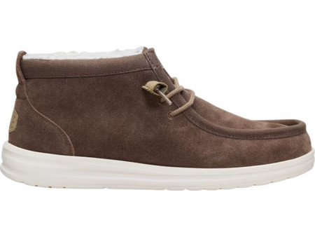 Hey Dude Wally Mid Grip Ανδρικά Μποτάκια Suede Καφέ 42052-2NZ
