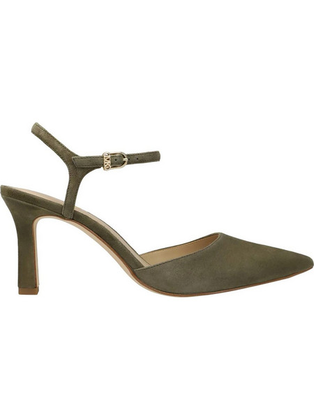 Michael Kors Γόβες Suede Slingback με Τακούνι Στιλέτο Χακί 40T6AMMP2S