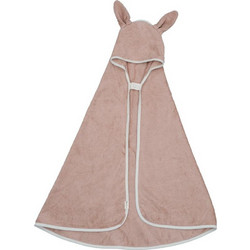 Fabelab Bunny Βρεφικό Μπουρνούζι Κάπα Ροζ 105.5x110cm