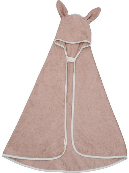 Fabelab Bunny Βρεφικό Μπουρνούζι Κάπα Ροζ 105.5x110cm