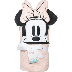 Alouette Minnie Mouse Βρεφικό Μπουρνούζι Κάπα Σομόν