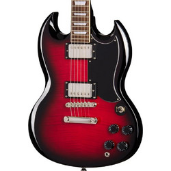 Epiphone SG Tribute Plus Ηλεκτρική Κιθάρα Double Cut με Μαγνήτες HH Red Burst