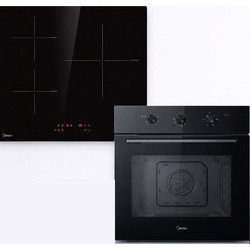 Midea Φούρνος Ηλεκτρικός Άνω Πάγκου 70lt 60cm MIH623EV25GK με Επαγωγικές Εστίες MBO65M80M1BK