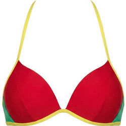 Marko Aitana Bikini Top Τριγωνάκι Κόκκινο Κίτρινο M-813