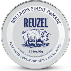 Reuzel Finest Clay Pomade Μαλλιών Matte Δυνατό Κράτημα 95gr