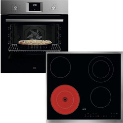 AEG Φούρνος Ηλεκτρικός Άνω Πάγκου 72lt 59.4cm OA5AB21SM με Κεραμικές Εστίες TN64RA00XB