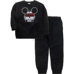 Serafino Mickey Παιδικό Σετ Φόρμας Μαύρο 7366