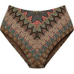 Sugarfree Ψηλόμεσο Bikini Slip Καφέ Χακί 26802038-908