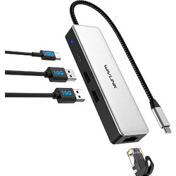GrauGear G-HUB2C2A-10G USB Hub 3.0 USB-C με 4 Θύρες USB-A / USB-C / Ethernet