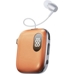 K91 Ακουστικό Bluetooth In Ear Πέτου Orange