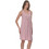 PNN Nightwear Jessica Νυχτικό Εγκυμοσύνης & Θηλασμού Βαμβακερό Καλοκαιρινό Ροζ 0261-0505-1