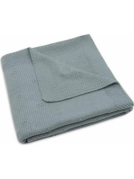 Jollein Cosy Knit Κουβέρτα Αγκαλιάς Πλεκτή 75x100 Γκρι