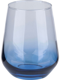 Alpina Σετ Ποτήρια Νερού Γυάλινα Μπλε 450ml 4τμχ 871125233469