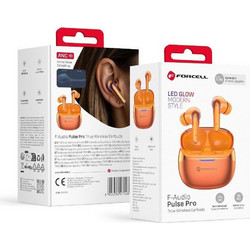 Forcell F-Audio Pulse Pro Ακουστικά Bluetooth In Ear Orange