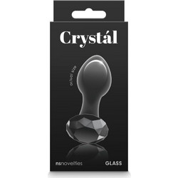 NS Novelties Crystal Gem Πρωκτική Σφήνα Diamond Plug Μαύρη