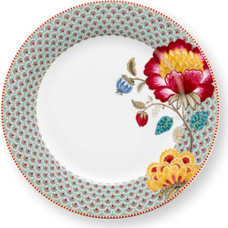 Pip Studio Blooming Tales Fantasy Blue Πιάτο Ρηχό Πορσελάνης 26.5cm 51001574