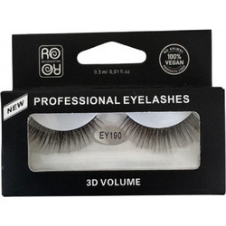 RO Accessories EY190 Βλεφαρίδες Ενιαίες Σετ με Κόλλα 2τμχ C165420