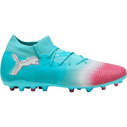 Puma Future 8 Match ReCharge MG 10876101 Ποδοσφαιρικά Παπούτσια με Τάπες και Καλτσάκι Γαλάζια Ροζ
