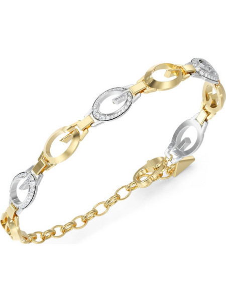 Guess G Camden Γυναικείο Βραχιόλι από Ατσάλι Xρυσό & Ασημί UBB06343JWYGRH