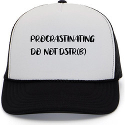 District75 Ανδρικό Καπέλο Jockey με Δίχτυ Snapback Υφασμάτινο Λευκό 126UCP-149