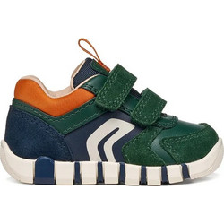 Geox Παιδικά Sneakers Μποτάκια Πράσινα Πορτοκαλί B3555D05422C3P2T