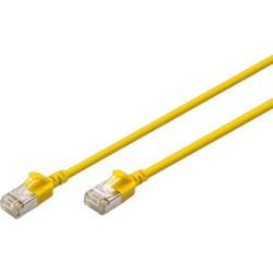 Digitus F/FTP Cat.6a Καλώδιο Δικτύου Ethernet 0.3m Yellow 10τμχ DK-1632-A-003S-Y-10