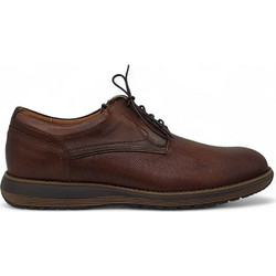 Damiani Ανδρικά Σκαρπίνια Derby Δερμάτινα Καφέ 5803