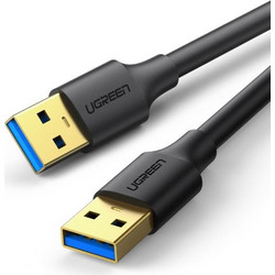 Ugreen US128/10371 Καλώδιο USB-A Male 3.0 to USB-A Male 2m Black