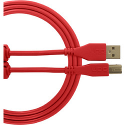 Udg U95001RD Καλώδιο USB-A Male 2.0 to USB-B Male 1m Red