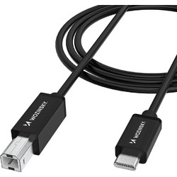 Wozinsky WKDDY2S Καλώδιο USB-B Male 2.0 to USB-C Male 2m Black