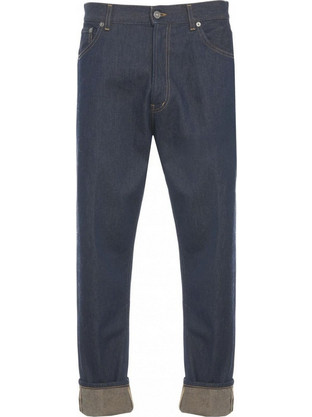 Dondup Ανδρικό Τζιν Παντελόνι Loose Εφαρμογή Navy Μπλε UP612-DFK336U-MH2