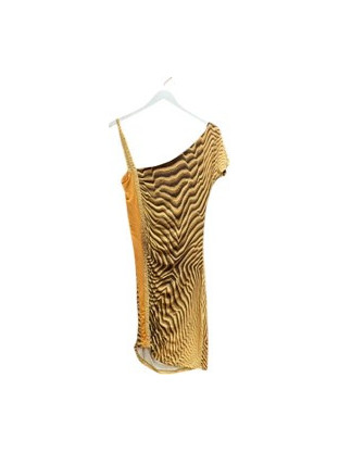 Cavalli Mini Καλοκαιρινό Βραδινό Φόρεμα Κίτρινο S02CT0020-001