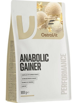OstroVit Anabolic Gainer Vanilla Πρωτεΐνη Ορού Γάλακτος Όγκου 1kg
