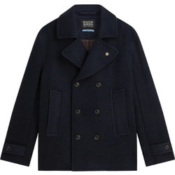 Scotch & Soda Ανδρικό Ημίπαλτο Μάλλινο Navy Μπλε 183649-401