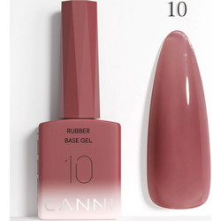 Canni 10 Rubber Base Ημιμόνιμο Βερνίκι Νυχιών 9ml