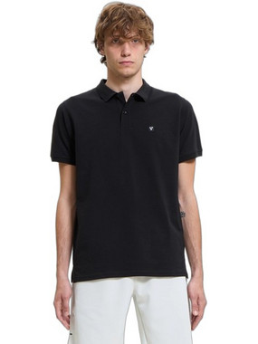 Magnetic North Ανδρική Μπλούζα Polo Μαύρη 51009-BLK