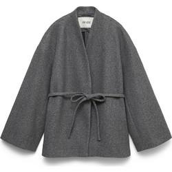 Vero Moda Γυναικείο Ημίπαλτο Μάλλινο Ανθρακί 10346138