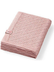 BabyOno Κουβέρτα Αγκαλιάς Πλεκτή 75x100 Ροζ BN1673/01