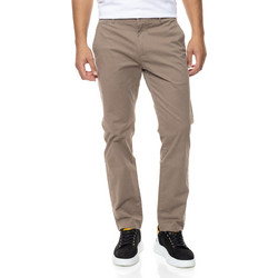 Biston Ανδρικό Παντελόνι Chino Ελαστικό Slim Εφαρμογή Μπεζ 56-241-007