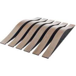 Vicoustic Flexi Wave Ultra 120 Diffuser 119x10x15cm 6τμχ Brown Oak