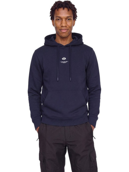 Jack & Jones Ανδρικό Φούτερ με Κουκούλα & Τσέπες Navy Μπλε 12298303