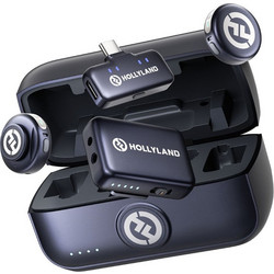 Hollyland LARK M3 (2TX & 2RX) Σετ 2 Μικρόφωνα Πέτου USB-C